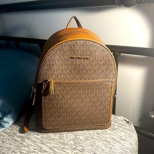 Michael Kors Brown Adina Backpack